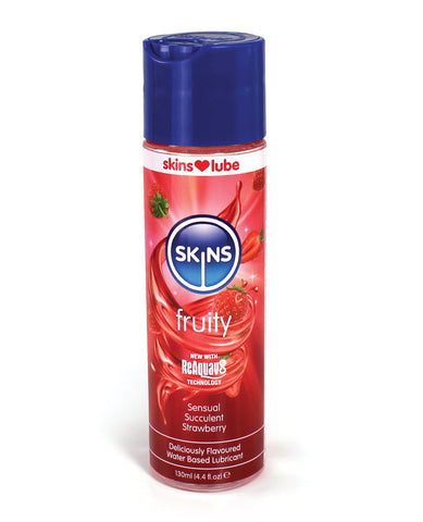 Skins Water Based Lubricant - 4.4 oz Strawberry