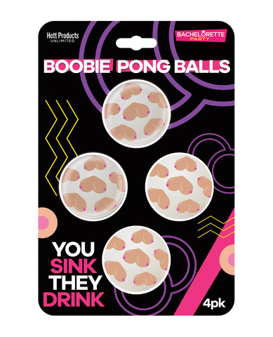 Boobie Beer Pong Balls -  4 pk