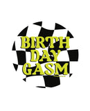Birthday-Gasm Naughty Sticker - Pack of 3