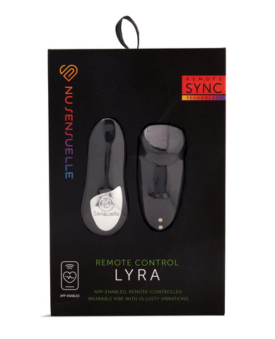 Nu Sensuelle Lyra Remote & App Enabled Panty Vibe - Black