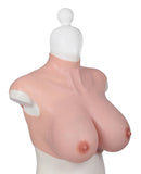 XX-DREAMSTOYS Ultra Realistic H Cup Breast Form X Large - Ivory