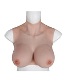 XX-DREAMSTOYS Ultra Realistic E Cup Breast Form Large - Ivory
