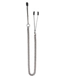 Adjustable Tweezer Nipple Clamps w/Jewel Chain, Bondage Blindfolds & Restraints,- www.gspotzone.com
