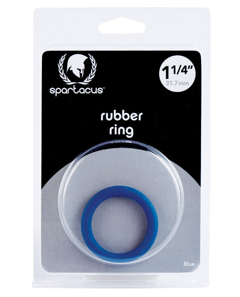 Rubber Cock Ring - 1.25" Blue
