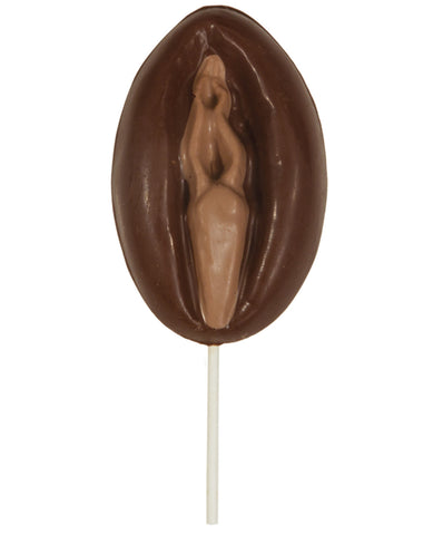 Large Pussy on a Stick - Milk Chocolate
