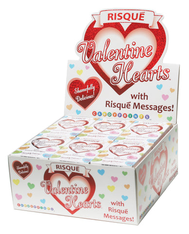 Risque Valentines Heart Candy - 1.6 oz Boxes Display of 24