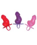 Candy Penis Solitaire Ring - Display of 30