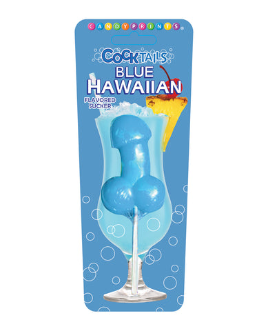 Cocktails Flavored Sucker - Blue Hawaiian