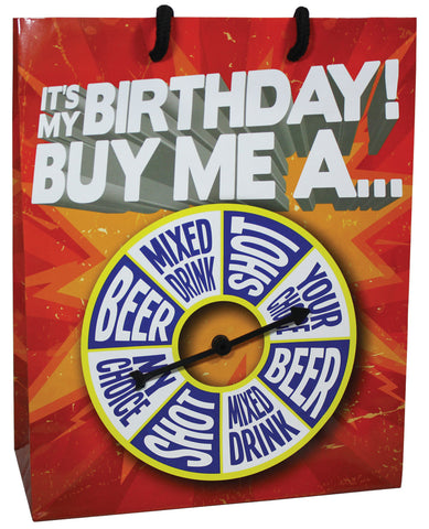 It's My Birthday Buy Me a Shot....Spinner Gift Bag
