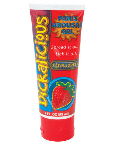 Dickalicious Penis Arousal Gel 2 oz - Strawberry