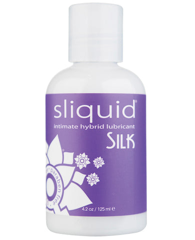 Sliquid Silk Hybrid Lube Glycerine & Paraben Free - 4.2 oz Bottle