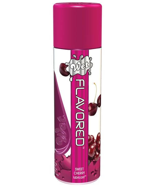 Wet Clear Flavored Personal Lubricant - 3.6 oz Sweet Cherry