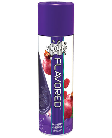 Wet Clear Flavored Personal Lubricant - 3.6 oz Pomegranate
