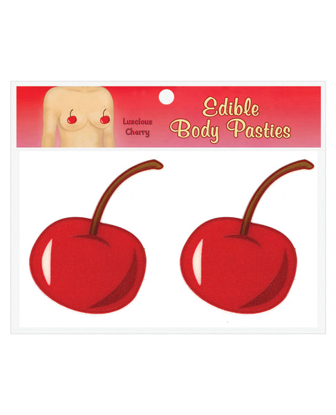 Edible Body Pasties - Luscious Cherry
