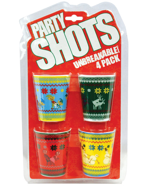 Party Shots Holiday Positions - Pack of 4