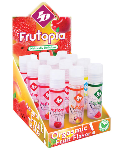 ID Frutopia Natural Lubricant - 1 oz Display of 12
