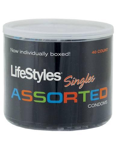 Lifestyles Assorted Condom - Display of 40