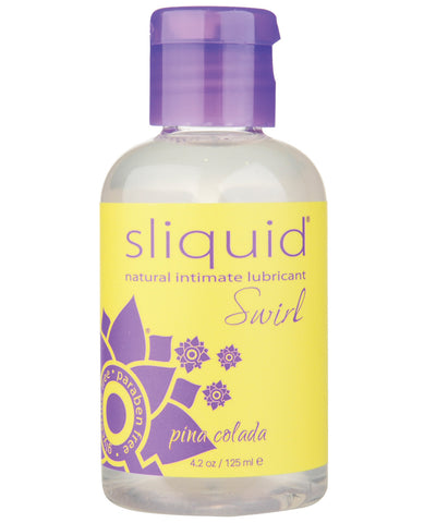 Sliquid Swirl Lubricant - 4.2 oz Bottle Pina Colada