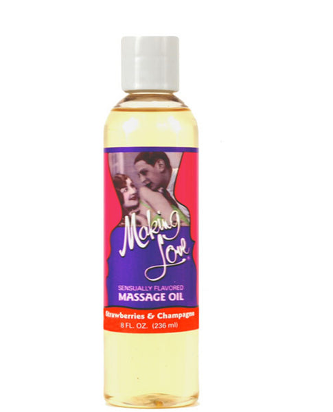Making Love Massage Oil - 8 oz Strawberries & Champagne