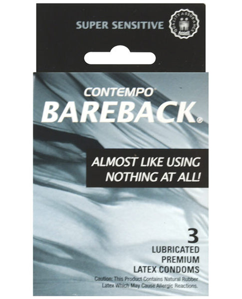Contempo Bareback Condom - Box of 3
