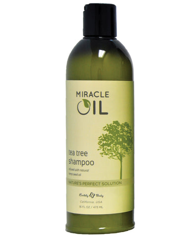 Earthly Body Miracle Oil Shampoo - 16 oz Tea Tree