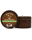 Earthly Body Suntouched Hemp Candle - 6.8 oz Round Tin Naked in the Woods