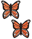 Pastease Orange Glitter Butterfly O/S