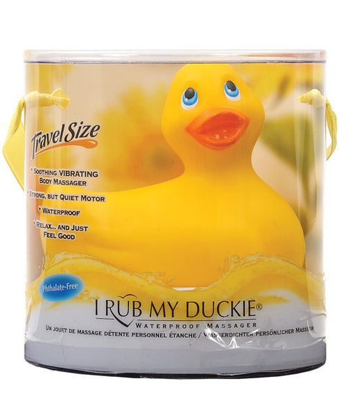 I Rub My Duckie Massager Travel Size - Yellow
