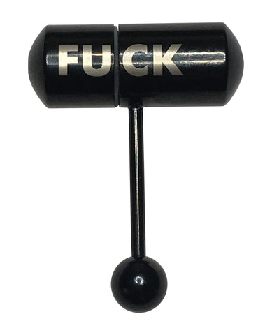 Lix Oral Vibrator Fuck Tongue Ring - Black