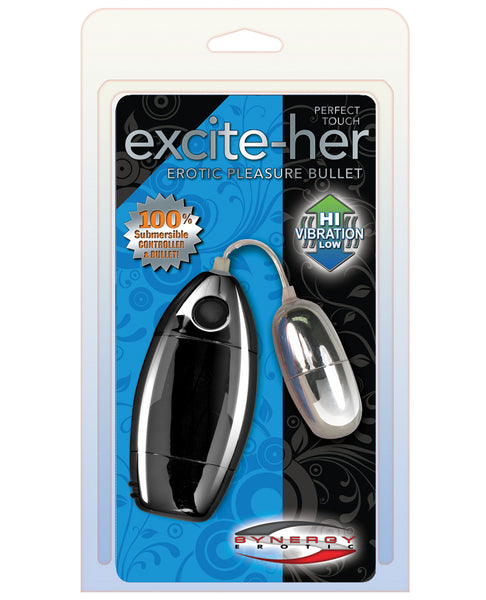 Perfect Touch Excite-Her Silver Bullet Waterproof - Luster Black