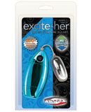 Perfect Touch Excite-Her Silver Bullet Waterproof - Luster Blue
