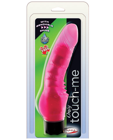 Only Touch Me Vibrator w/Bendable Spine - Pink