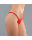 Adore Between the Cheats Wetlook Panty Red O/S