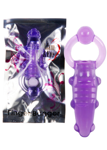 Adam & Eve Finger Banger - Purple, Stimulators,- www.gspotzone.com