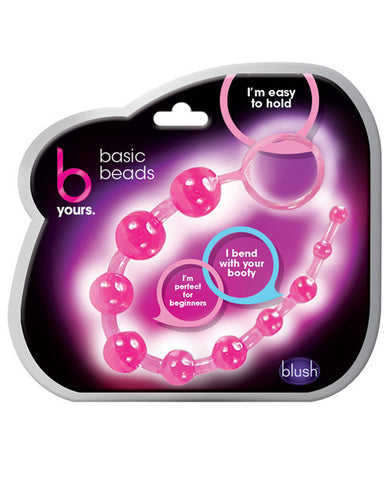 Blush Basic Anal Beads - Pink - www.gspotzone.com - 1