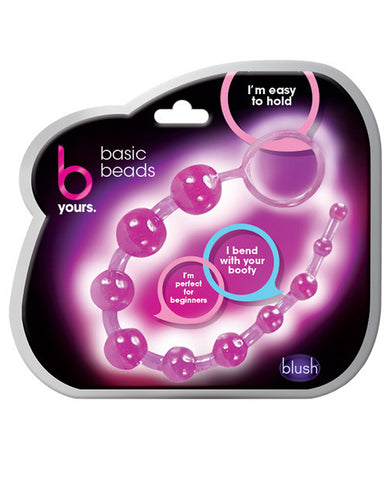 Blush Basic Anal Beads - Purple - www.gspotzone.com - 1