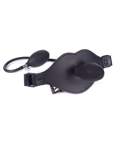 Spartacus Inflatable Silicone P. Gag w/ Leather Strap