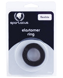 Elastomer Cock Ring - Metro Black