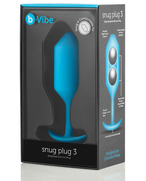 b-Vibe Snug Plug 3 - .180g Teal