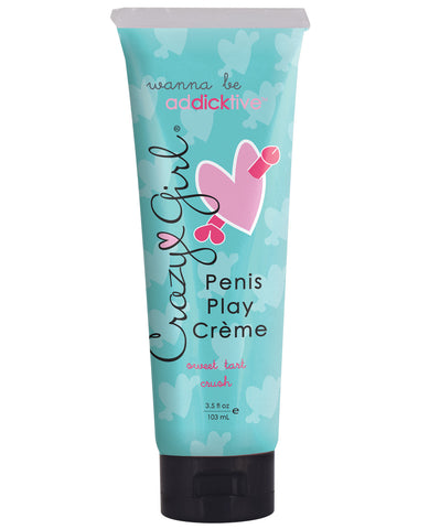 Crazy Girl Penis Play Creme - 3.5 oz Sweet Tart Crush