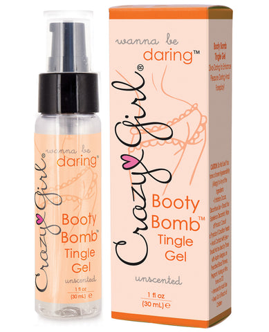 Crazy Girl Wanna Be Daring Booty Bomb Tingle Gel - 1 oz Unscented