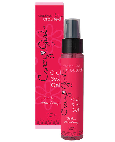 Crazy Girl Wanna Be Aroused Oral Sex Gel - Strawberry