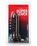 9" Ballsy Super Cock - Black, Dongs & Dildos,- www.gspotzone.com