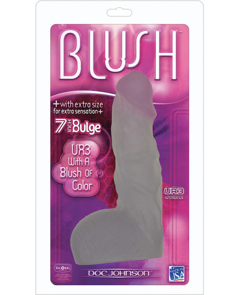 Blush 7" Ultraskyn Bulge Cock w/Berry Head