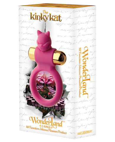 Wonderland The Kinky Kat C Ring - 10 Function Pink