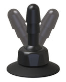 Vac-U-Lock Deluxe 360 Swivel Suction Cup Plug - Black