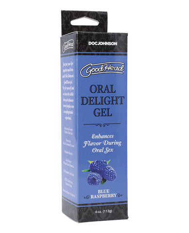 GoodHead Oral Delight Gel - 4 oz Blue Raspberry