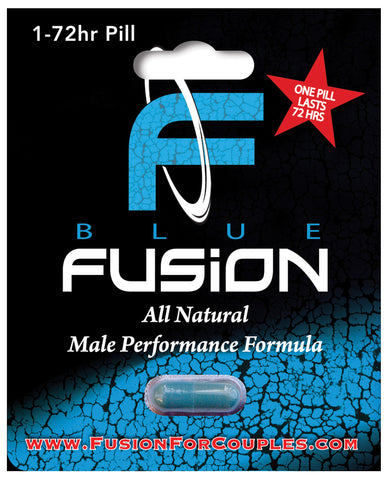 Blue Fusion All Natural Male Performance Formula - 1 Pill Blister
