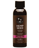 Earthly Body Hemp Seed Massage Lotion - 2 oz Skinny Dip