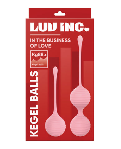 Luv Inc. Silicone Kegel Ball Set - Light Pink
